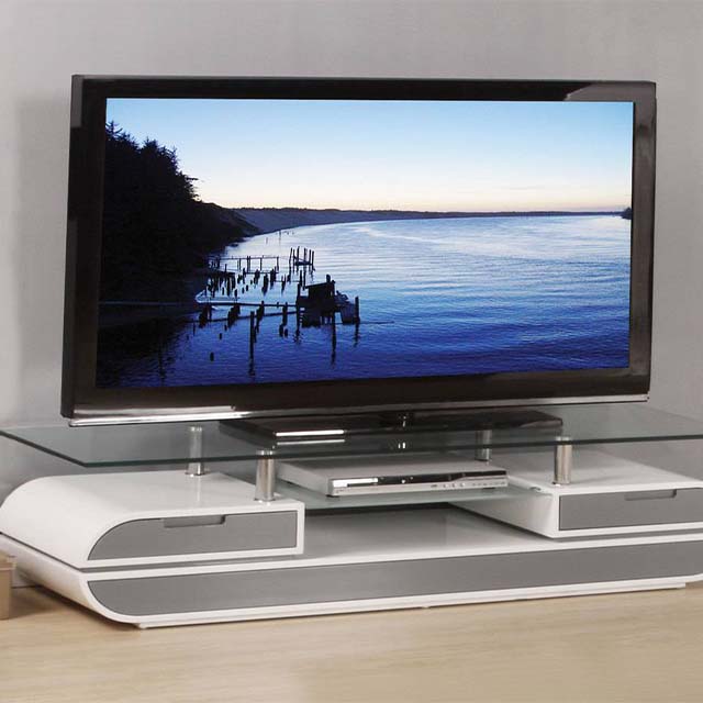 TV White Gray